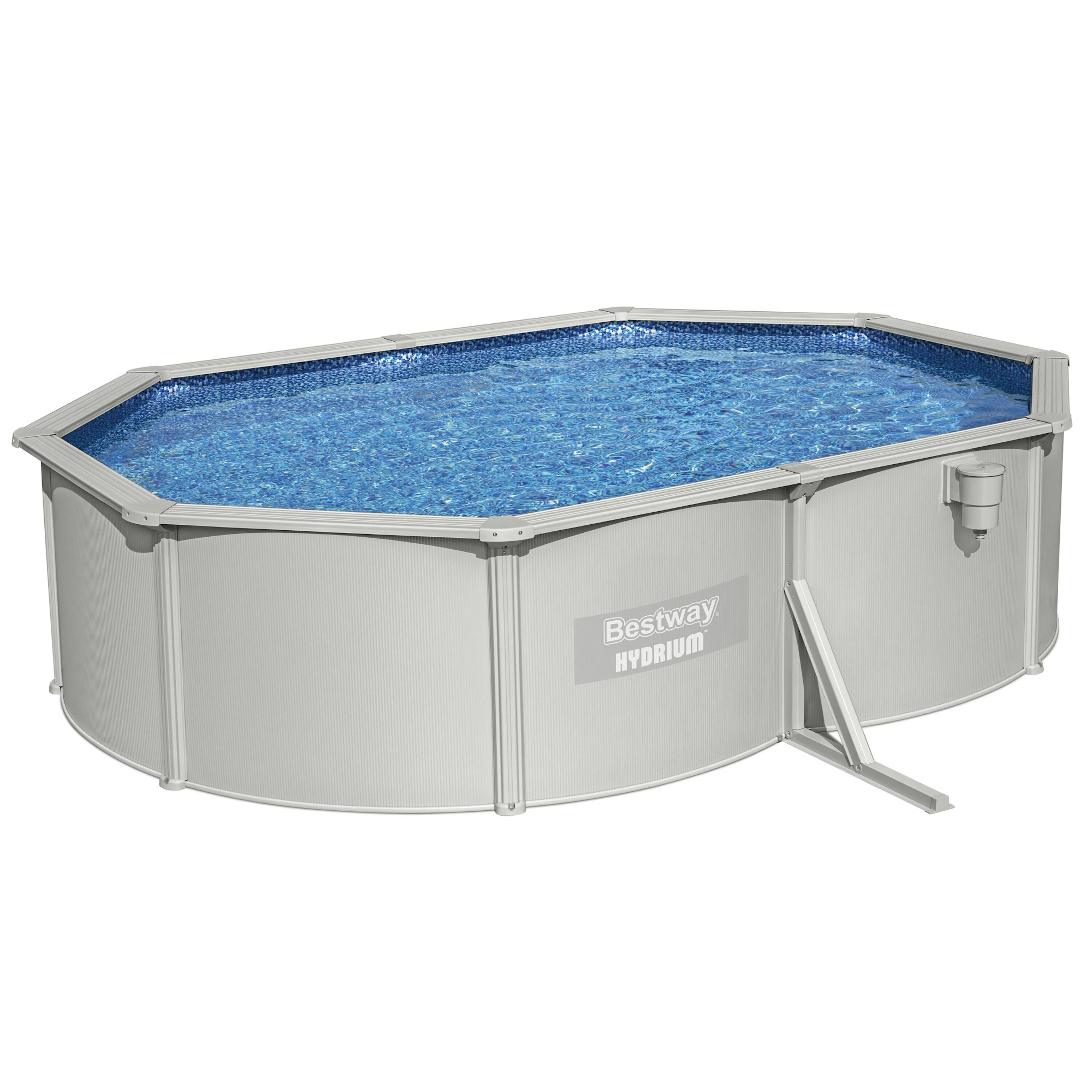 Stålväggspool Bestway Oval 5x3,6 m Hydrium
