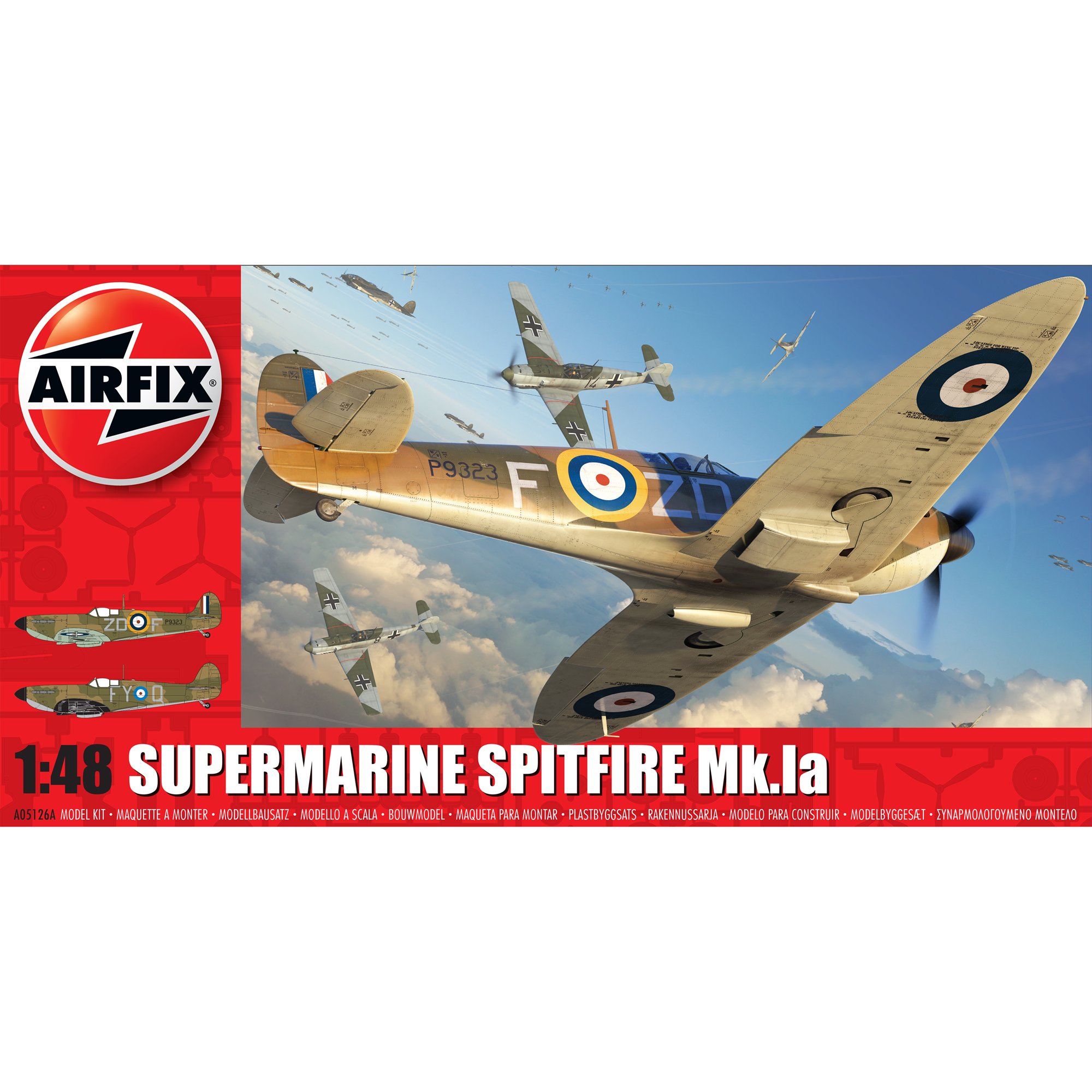 Modellbyggsats Airfix 1:48 Supermarine Spitfire Mk.1 A