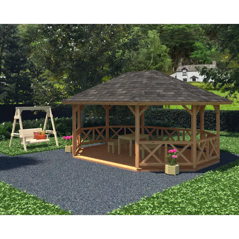 Betty 25,0 m2 Impregnerad transparent