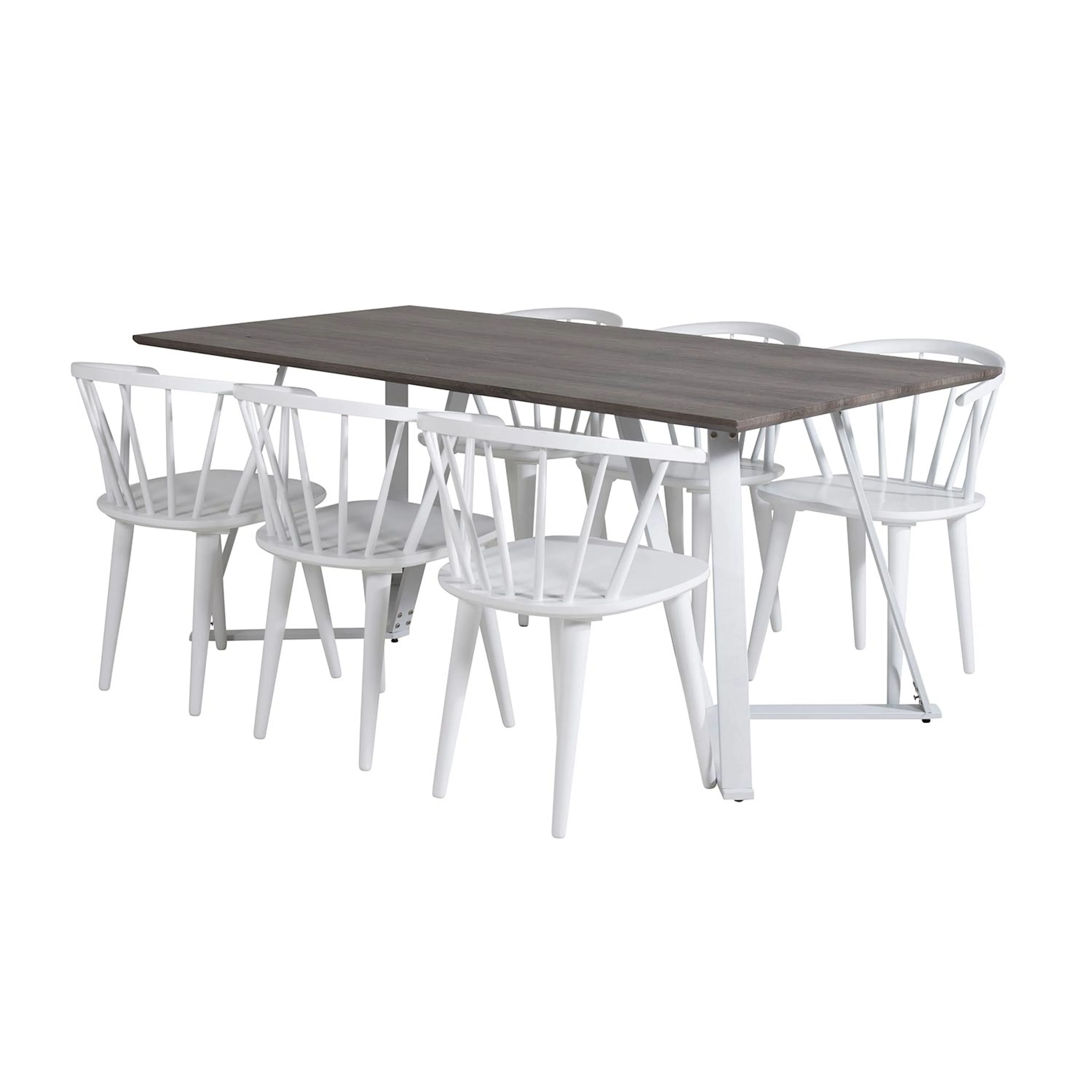 Matgrupp Venture Home Madde med 6 Brum Stolar