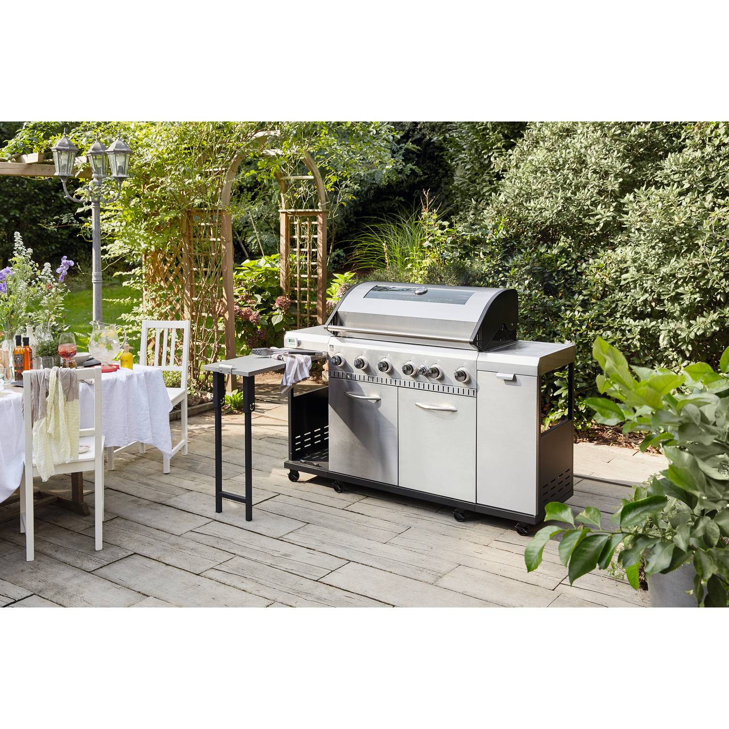 Gasolgrill Landmann Rexon 6.1 PTS cooK Rostfritt Stål 12120