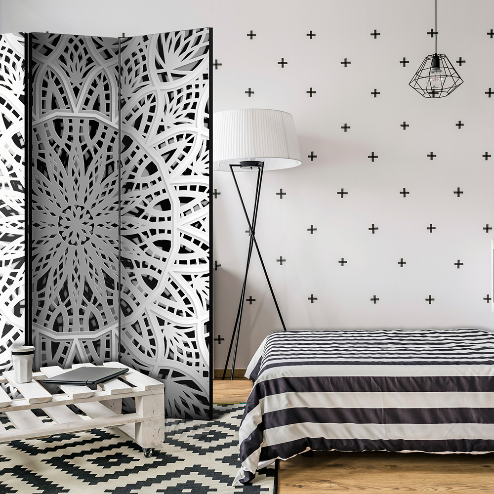 Rumsavdelare Arkiio White Mandala 135x172 cm
