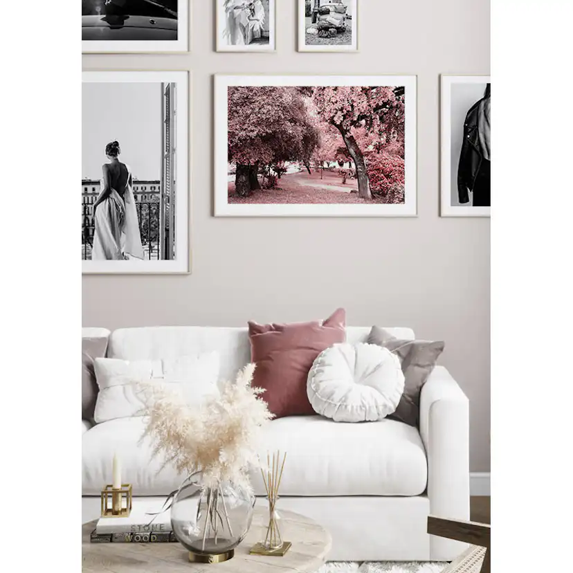 Poster Gallerix Pink Trees No1