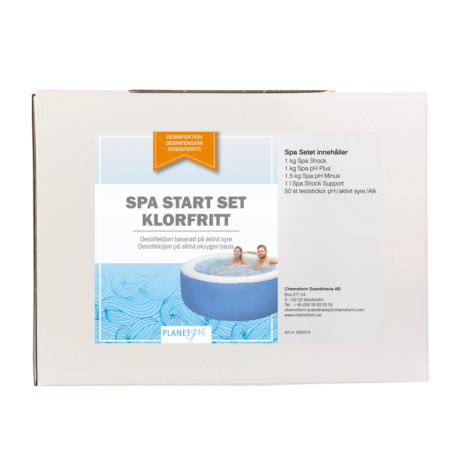 Startset Planet Spa Klorfri Poolkemi för Spabad & Pool