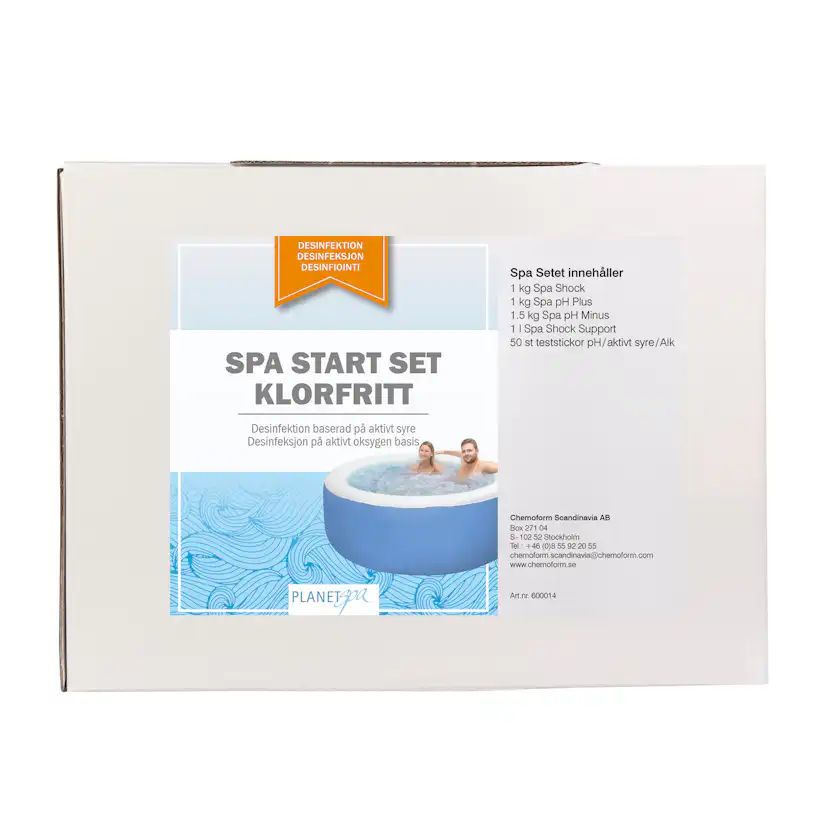 Startset Planet Spa Klorfri Poolkemi för Spabad & Pool