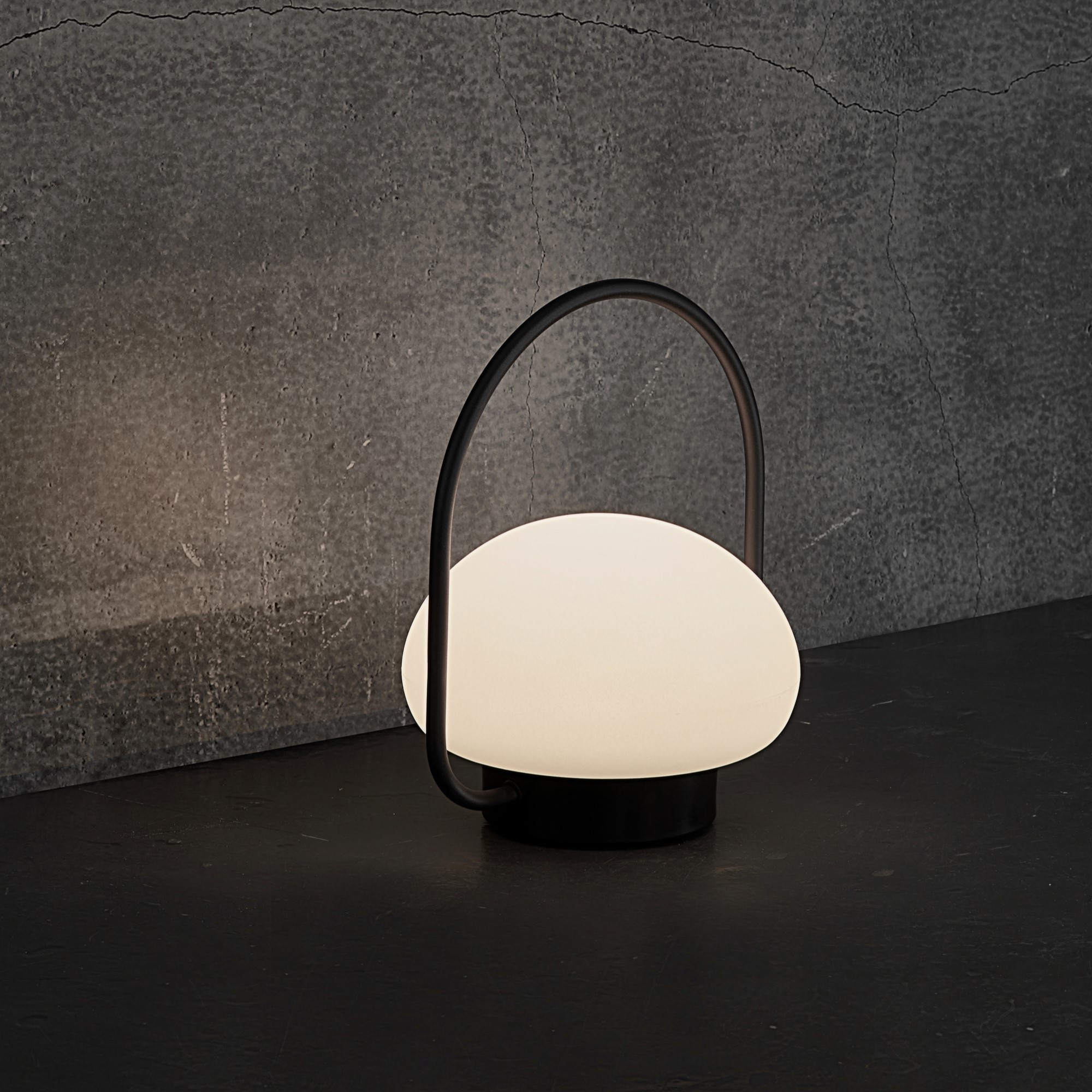 Lampa Nordlux Sponge To Go Svart/Vit