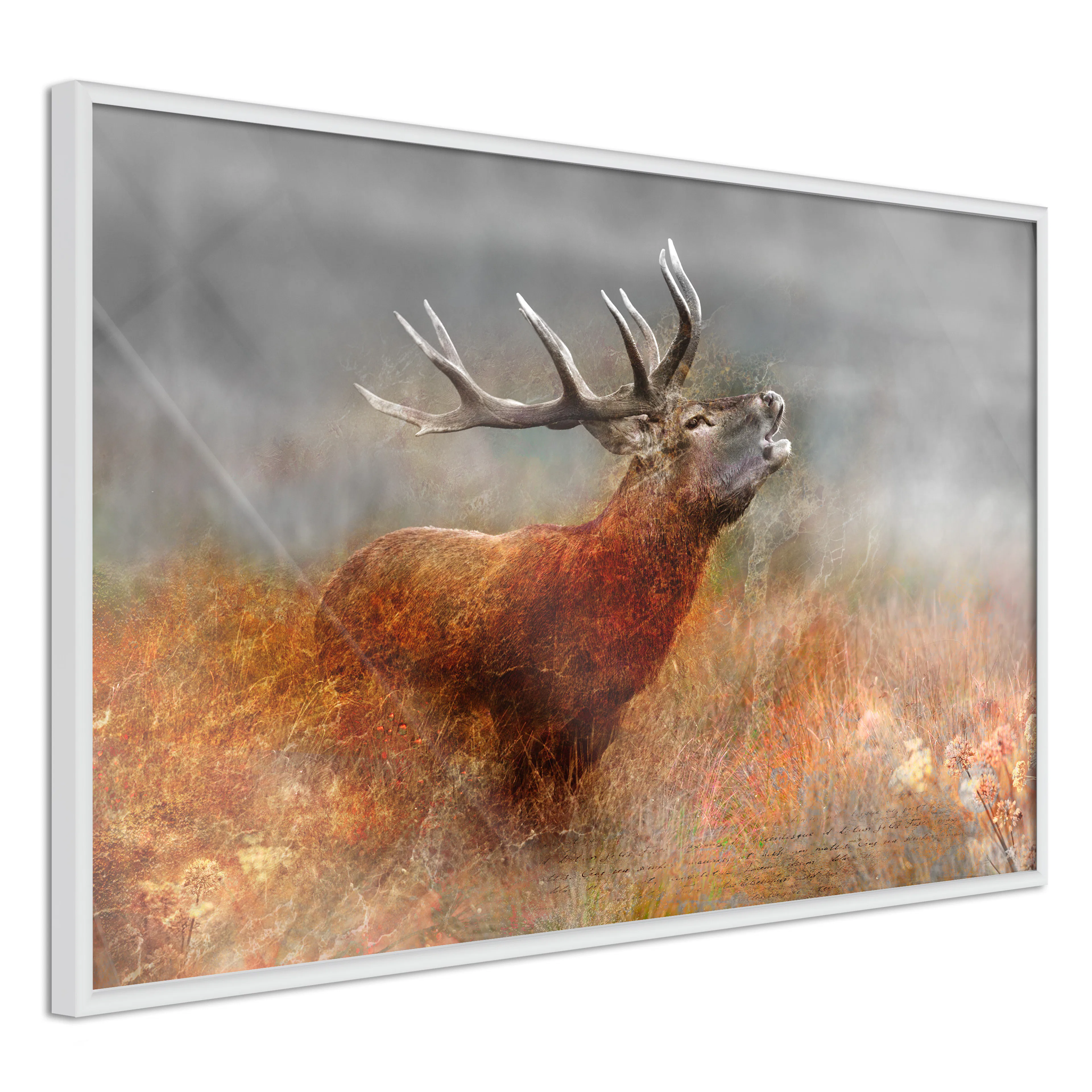 Poster Artgeist Affisch Roaring Deer