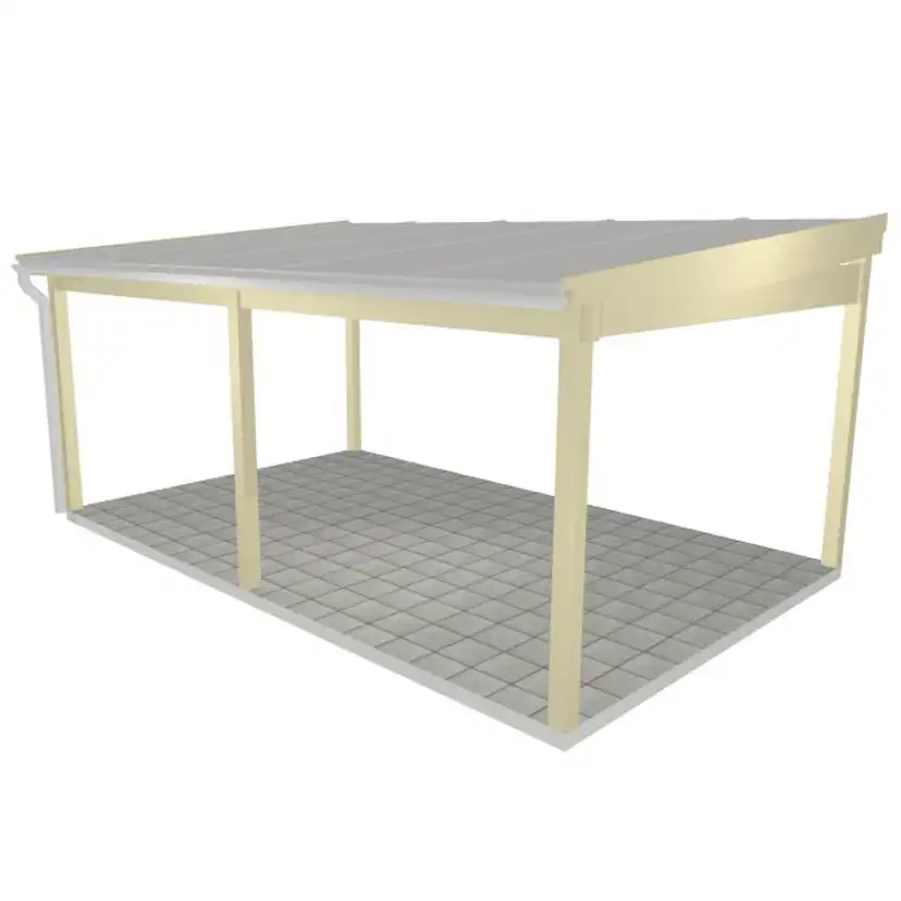 Uterumsstomme Skimmra B 5645 x D 3530mm med Mittstolpe B 5645 x D 3530 mm