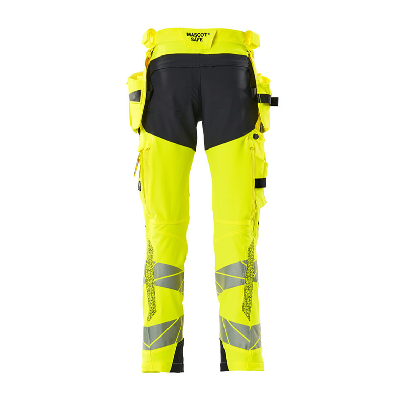 Mascot ACCELERATE SAFE Byxor med hängfickor 19031-711-17010 Storlek: 90C62, Färg: Hi-vis Gul/mörk Marin