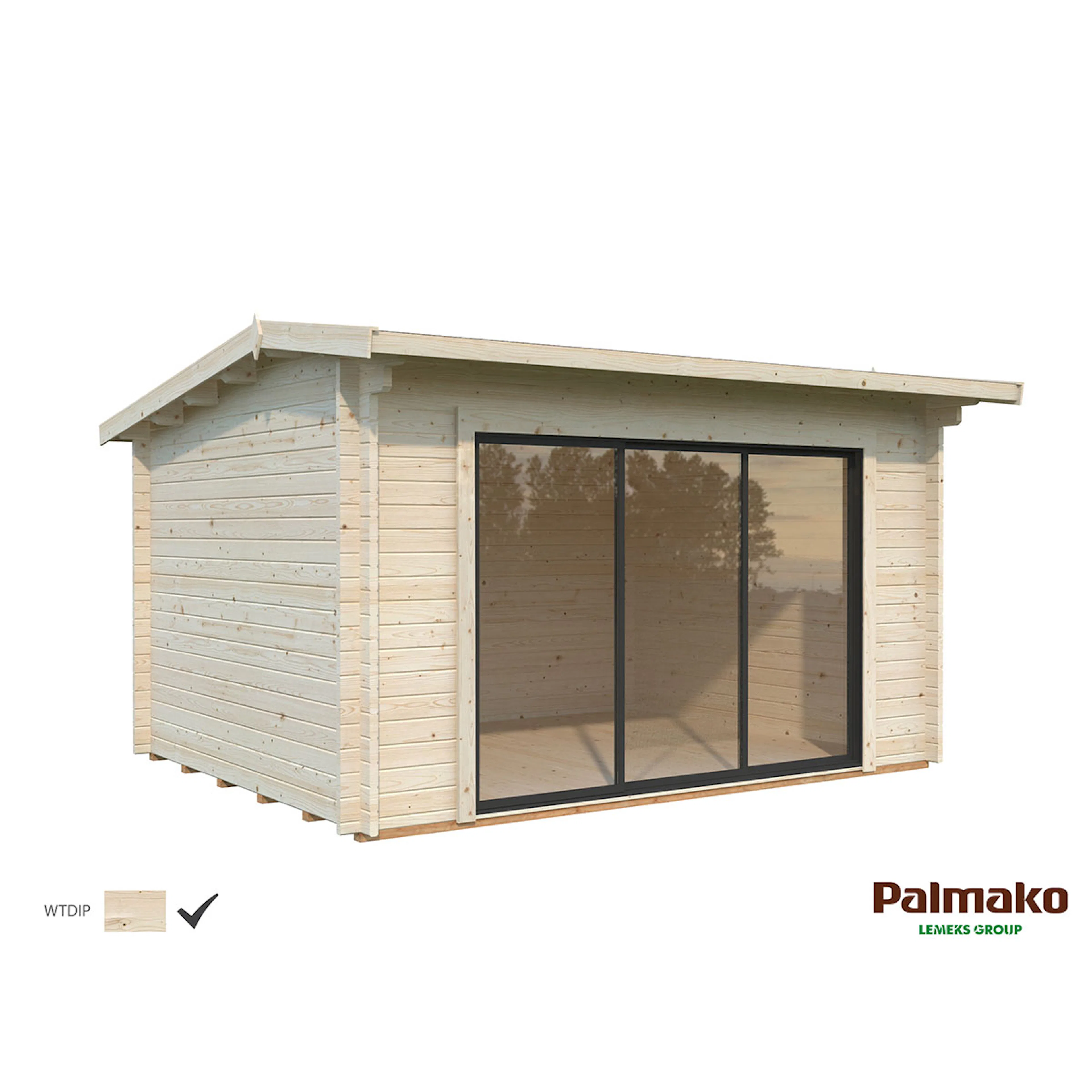 Stuga Palmako Ines 11,7 m2 (inv. 11,1 m2)