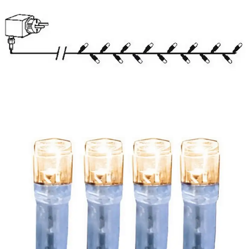 Ljusslinga Star Trading Serie LED Transparent