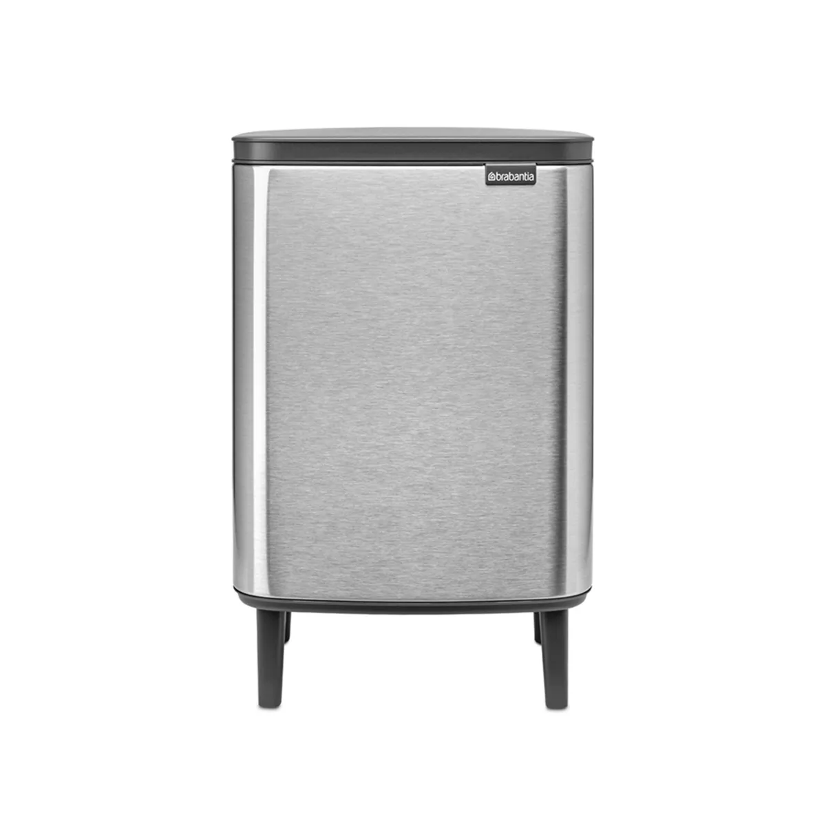 Bo Avfallshink Hög 12L - Matt Steel Fingerprint Proof Matt Stål