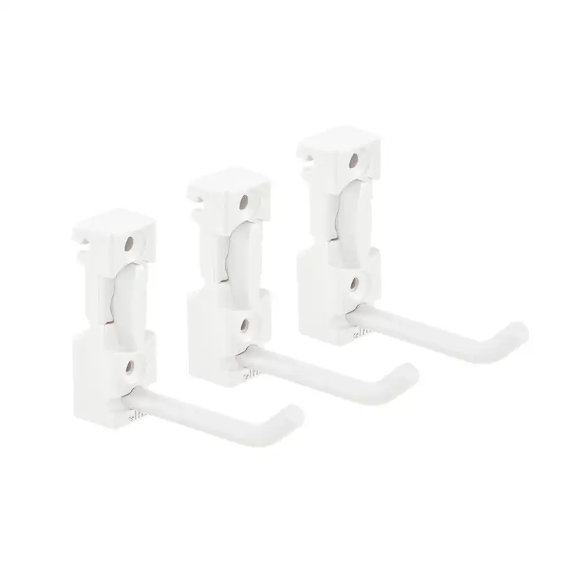 Klädkrok Elfa Classic Krokar för Förvaringsskena 3-pack