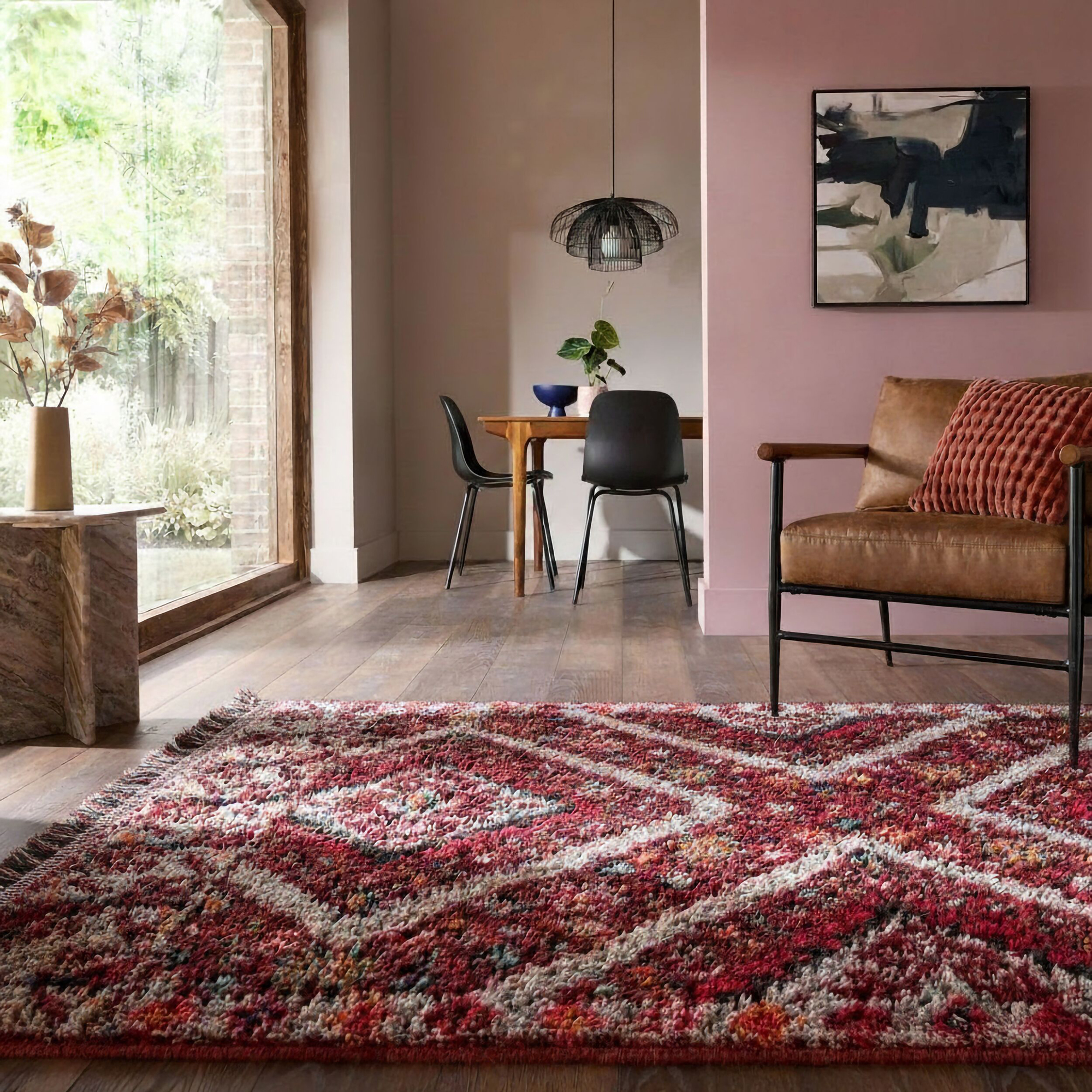 Rektangulär Matta Flair Rugs Emil Shaggy
