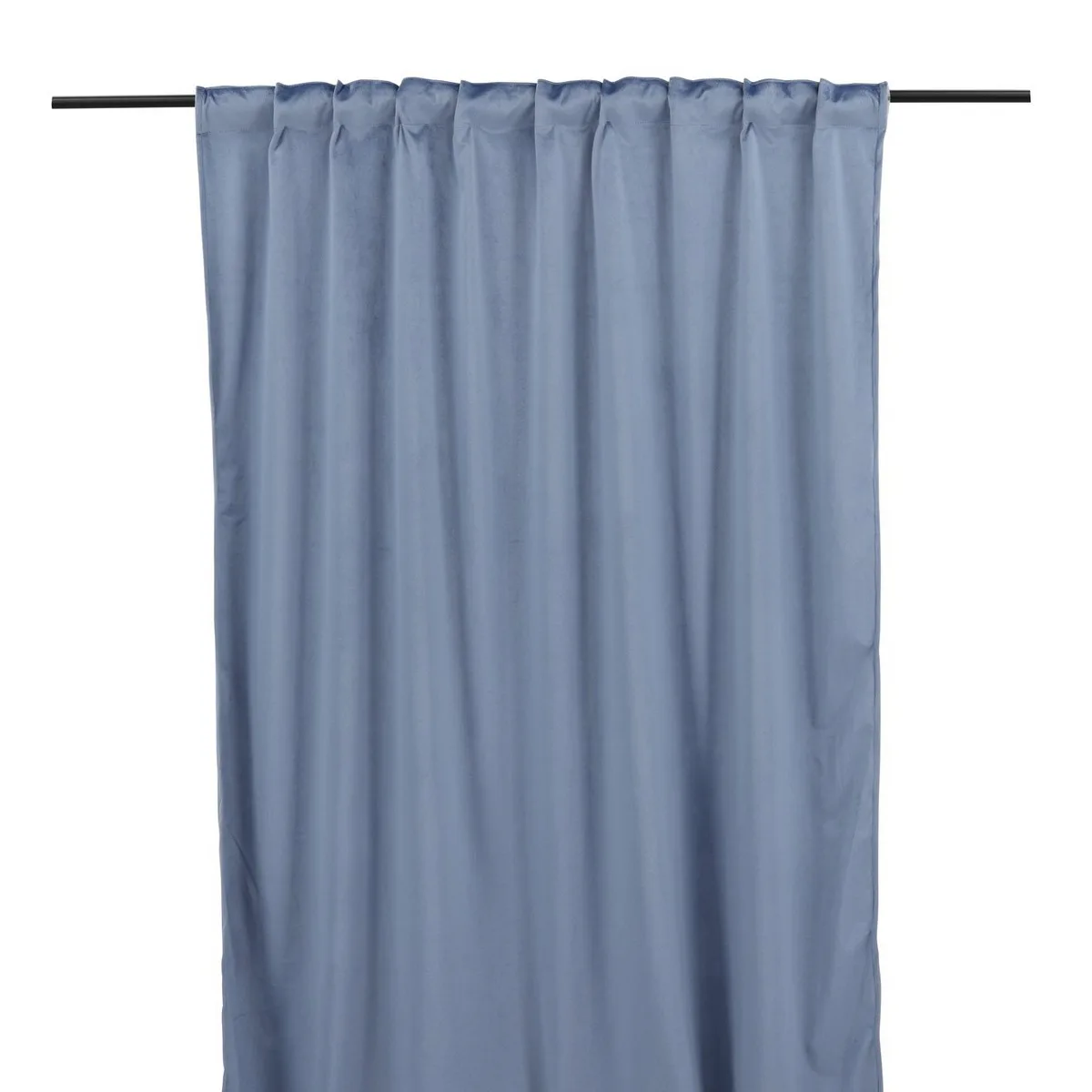 Mary Curtain Polyester/velvet - Blue - 135*250 - Multi band Blue