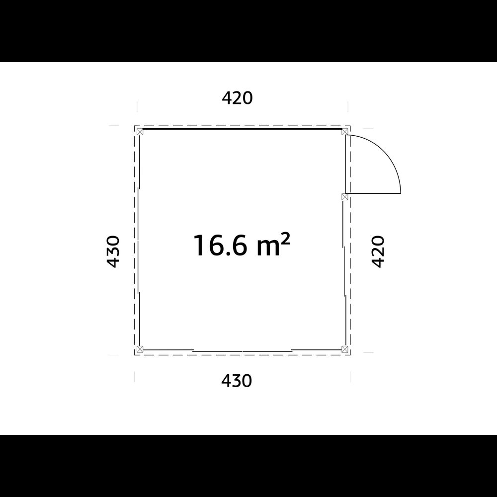 Uterum Palmako Lumi 17,6 m² (inv. 16,6 m²) Slide