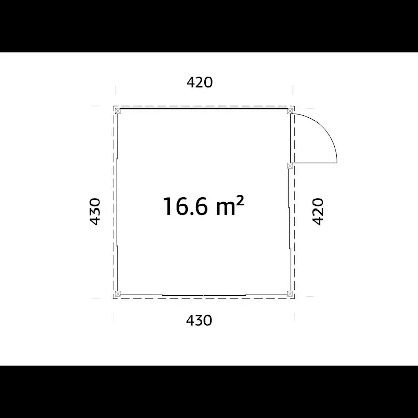 Uterum Palmako Lumi 17,6 m² (inv. 16,6 m²) Slide