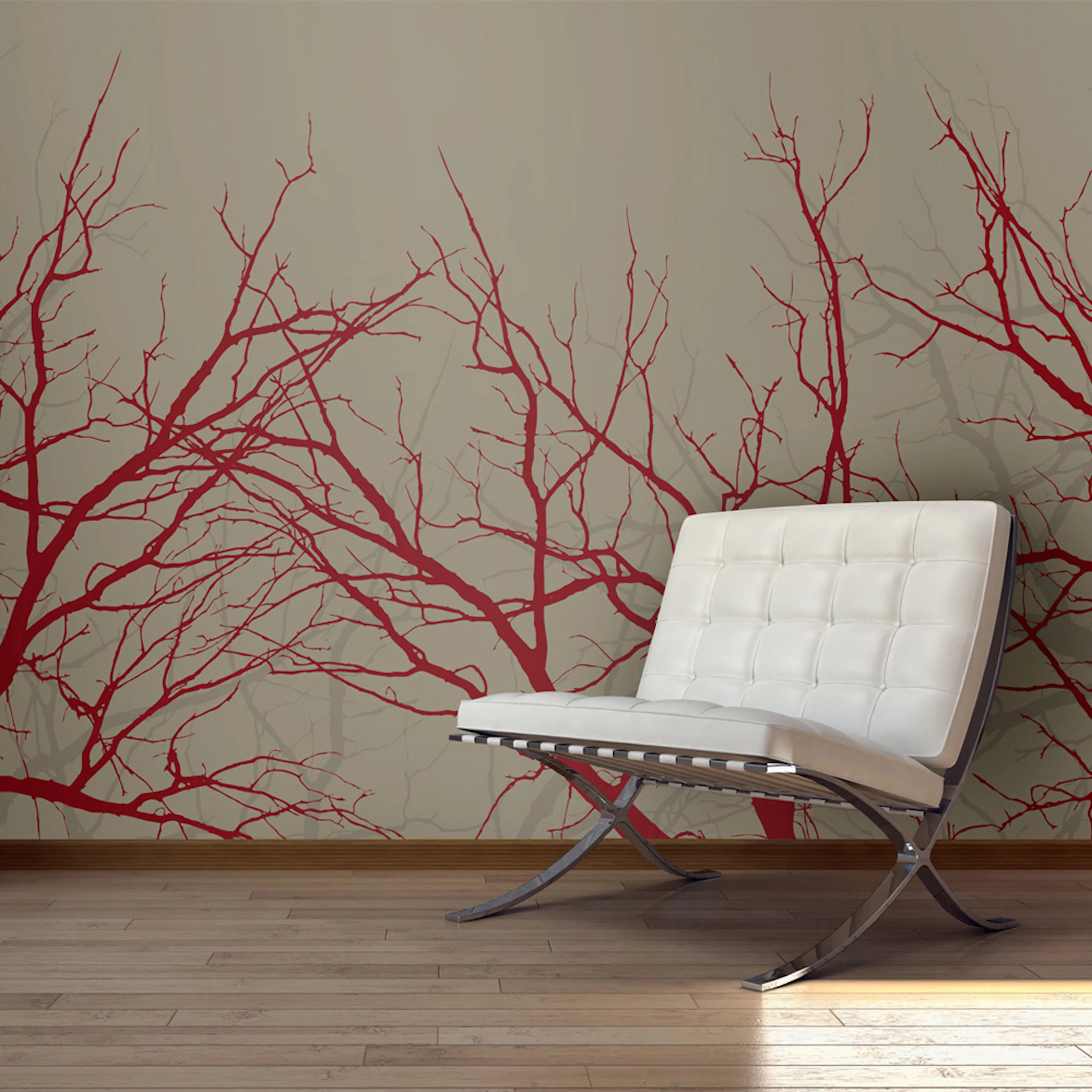 Fototapet Arkiio Red Hot Branches