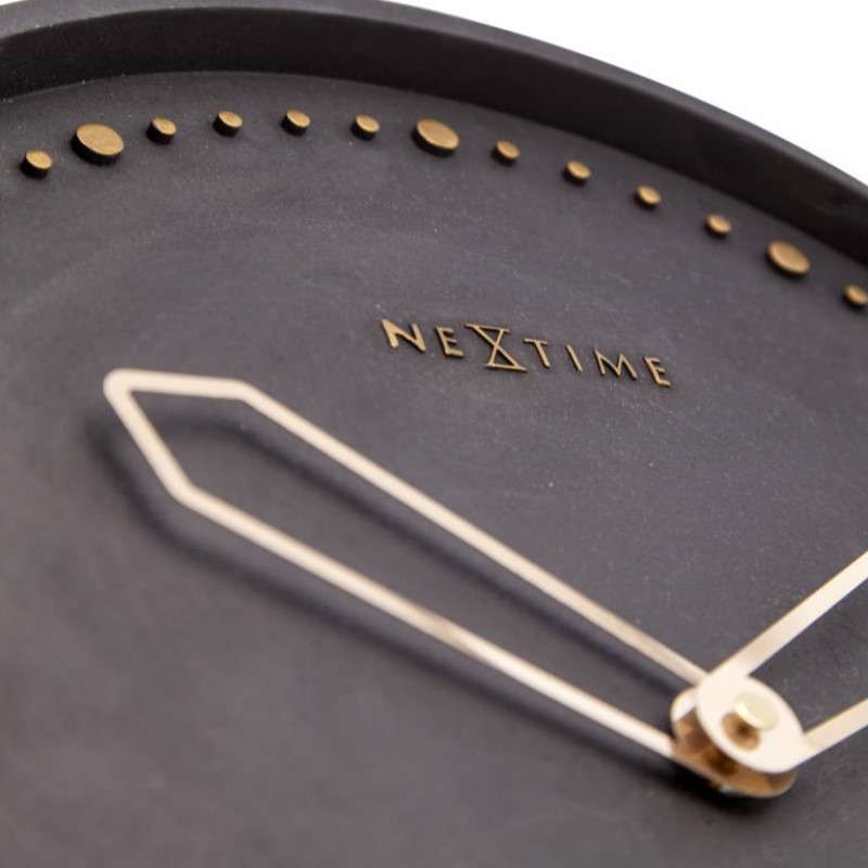 Väggklocka NeXtime Cross Guld