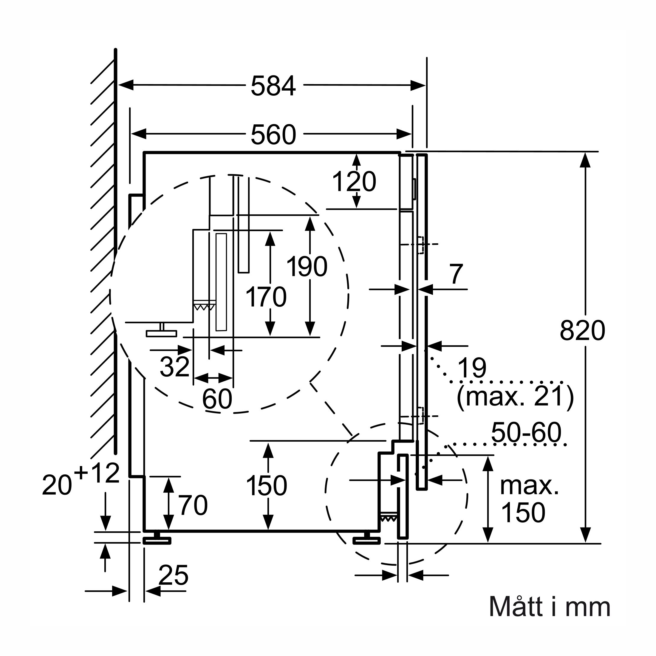 Tvätt/Torkmaskin Siemens iQ300 WK14D322DN Integrerad