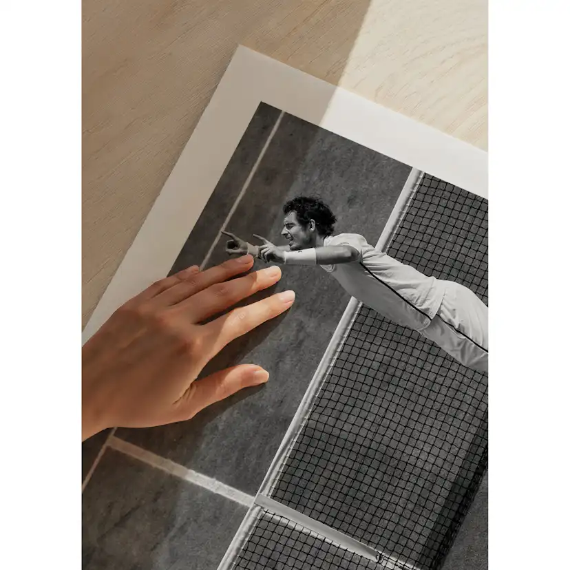 Poster Gallerix Andy Murray Wimbledon 2016 B&W