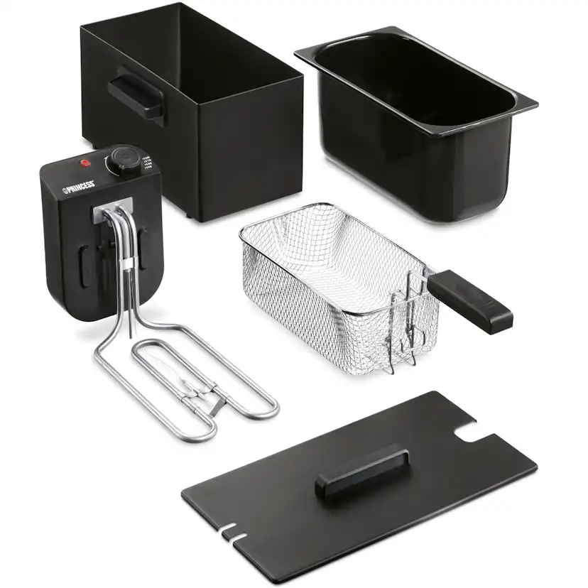 Fritös Princess 3l Rostfritt Stål Svart