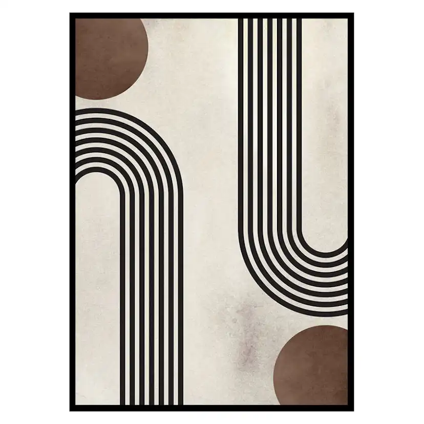 Poster Gallerix Broad Geometric No1