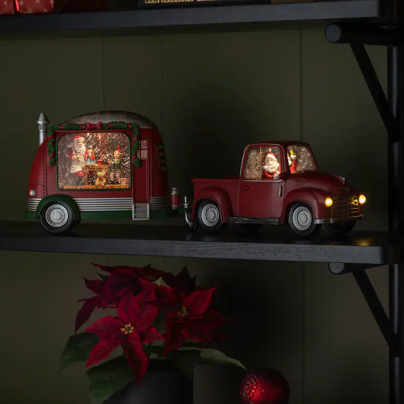 Dekorationsbelysning Gnosjö Konstsmide Pick-up med Tomte