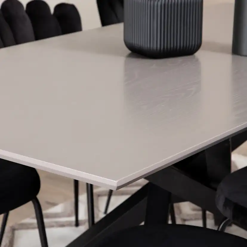 Matgrupp Venture Home Piata med 6 Limhamn Light Stolar