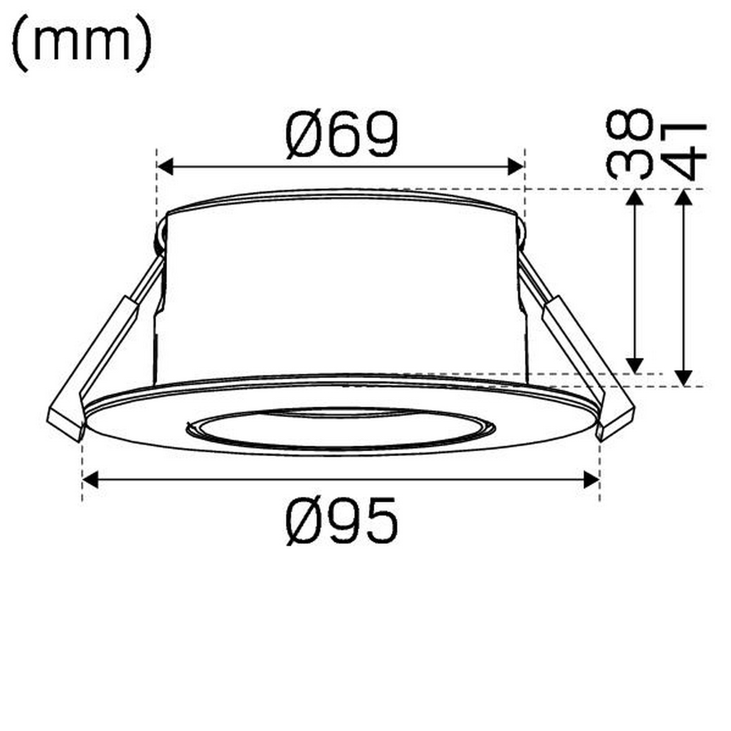 Downlight Hide-a-lite Optic Quick ISO