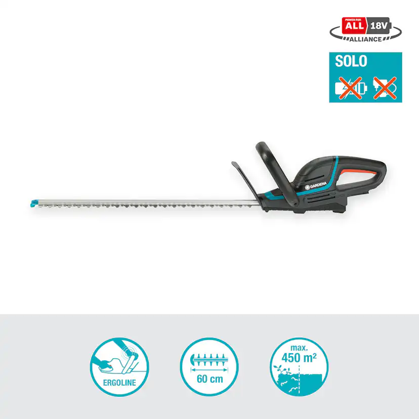 Häcksax Gardena ComfortCut 60/18V P4A utan Batteri