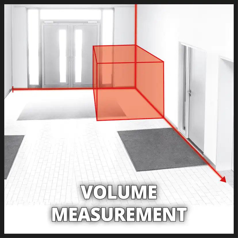Laseravståndsmätare Einhell TC-LD 25