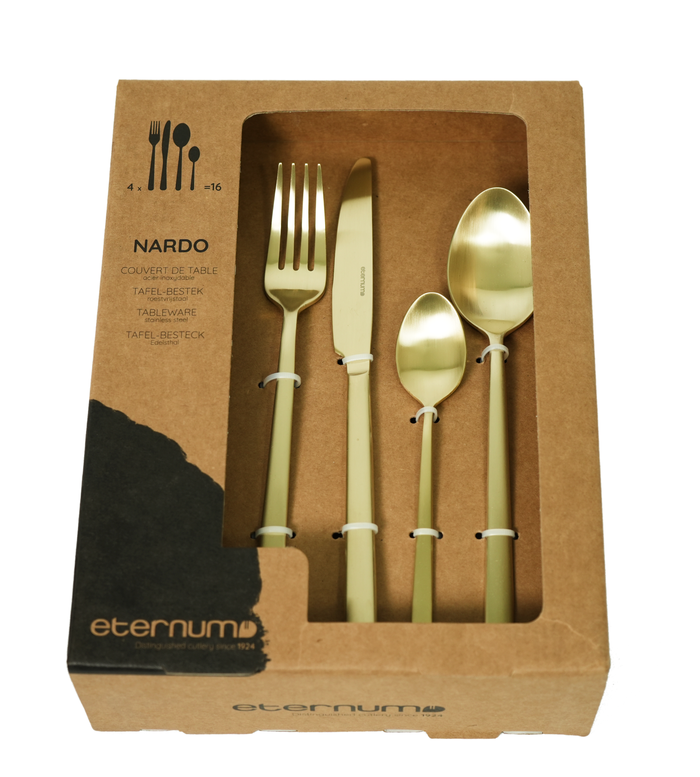 Bestickset Eternum Nardo Champange 16 Delar