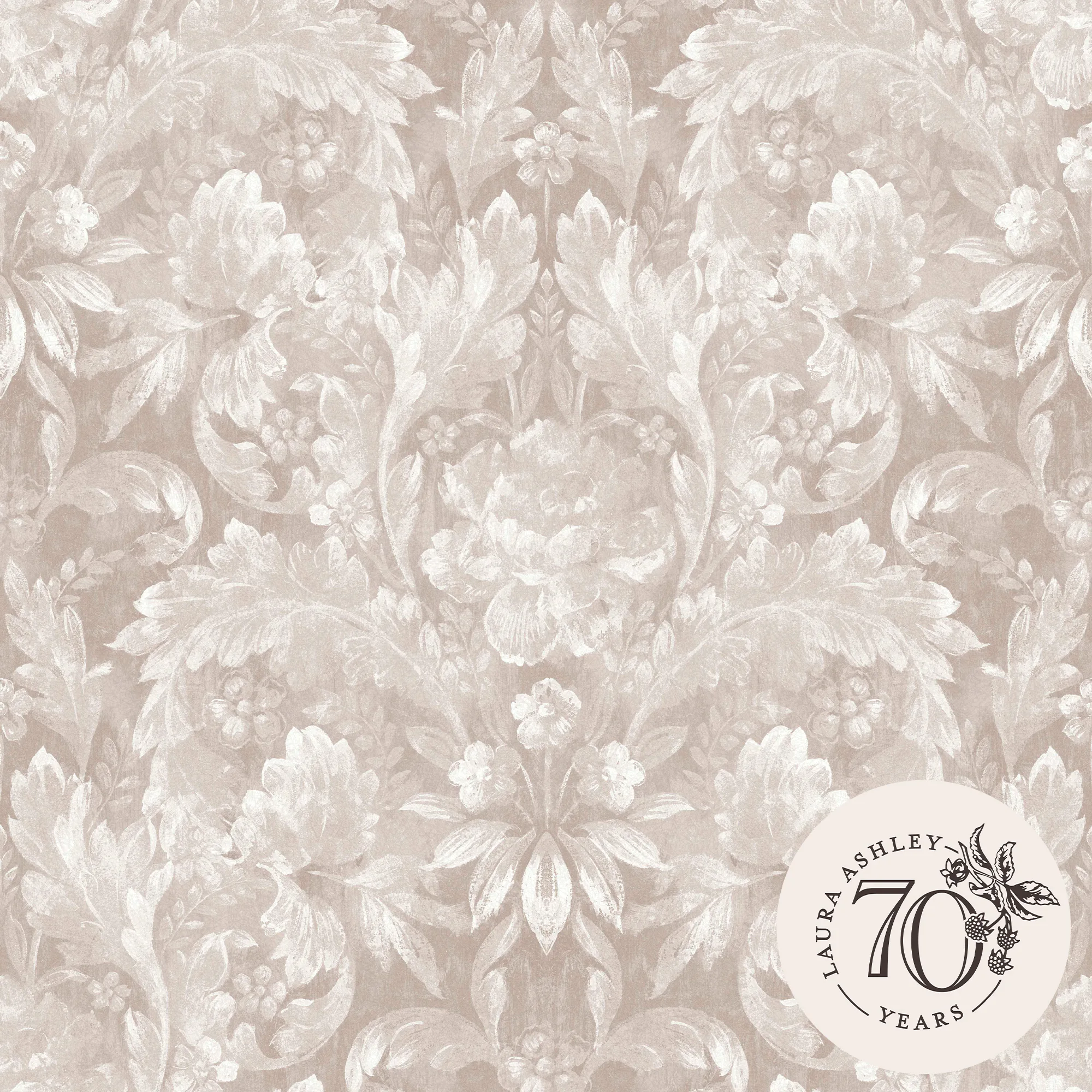 Tapet Laura Ashley Apolline Dove Grå 119843