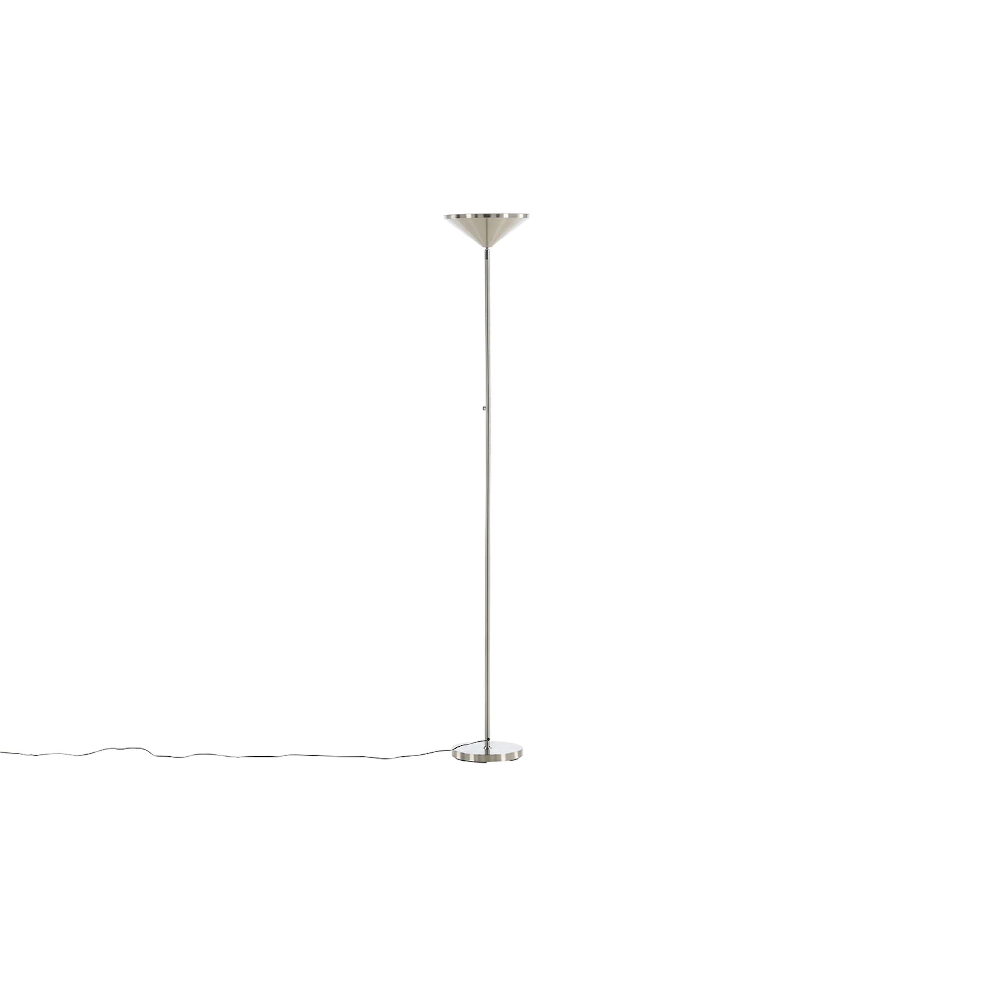 Corong -Floor Lamp - Steel/Steel Silver
