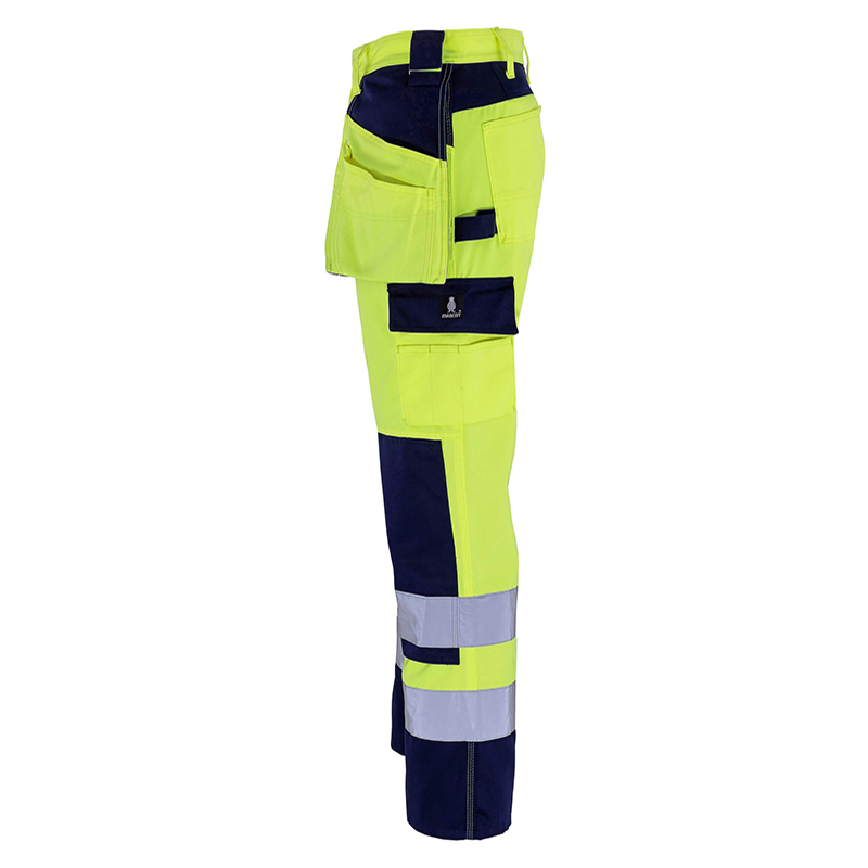 Mascot SAFE COMPETE Byxor med hängfickor 09131-470-171 Storlek: 90C51, Färg: Hi-vis Gul/marin