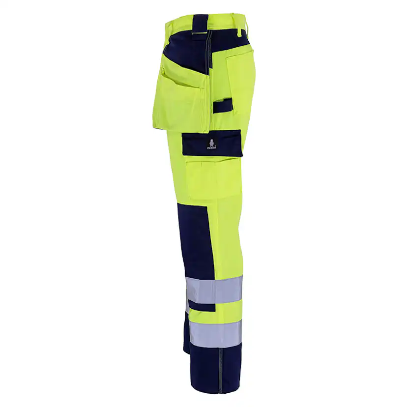 Mascot SAFE COMPETE Byxor med hängfickor 09131-470-171 Storlek: 90C51, Färg: Hi-vis Gul/marin