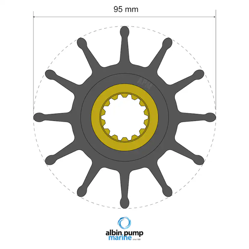 Impeller Albin Group Marine Premium 06-02-033