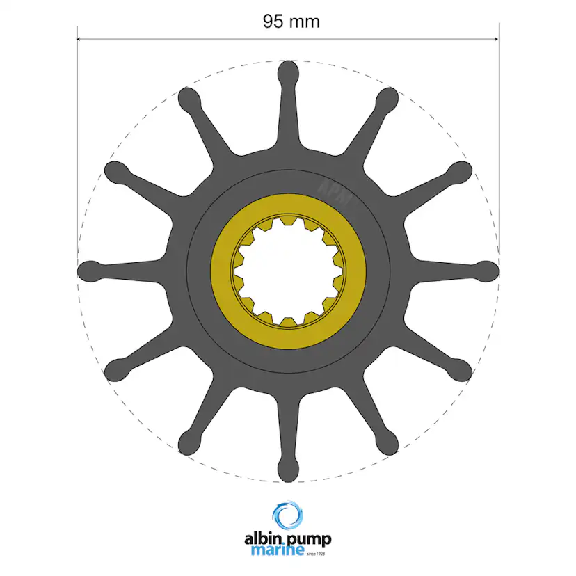 Impeller Albin Group Marine Premium 06-02-033