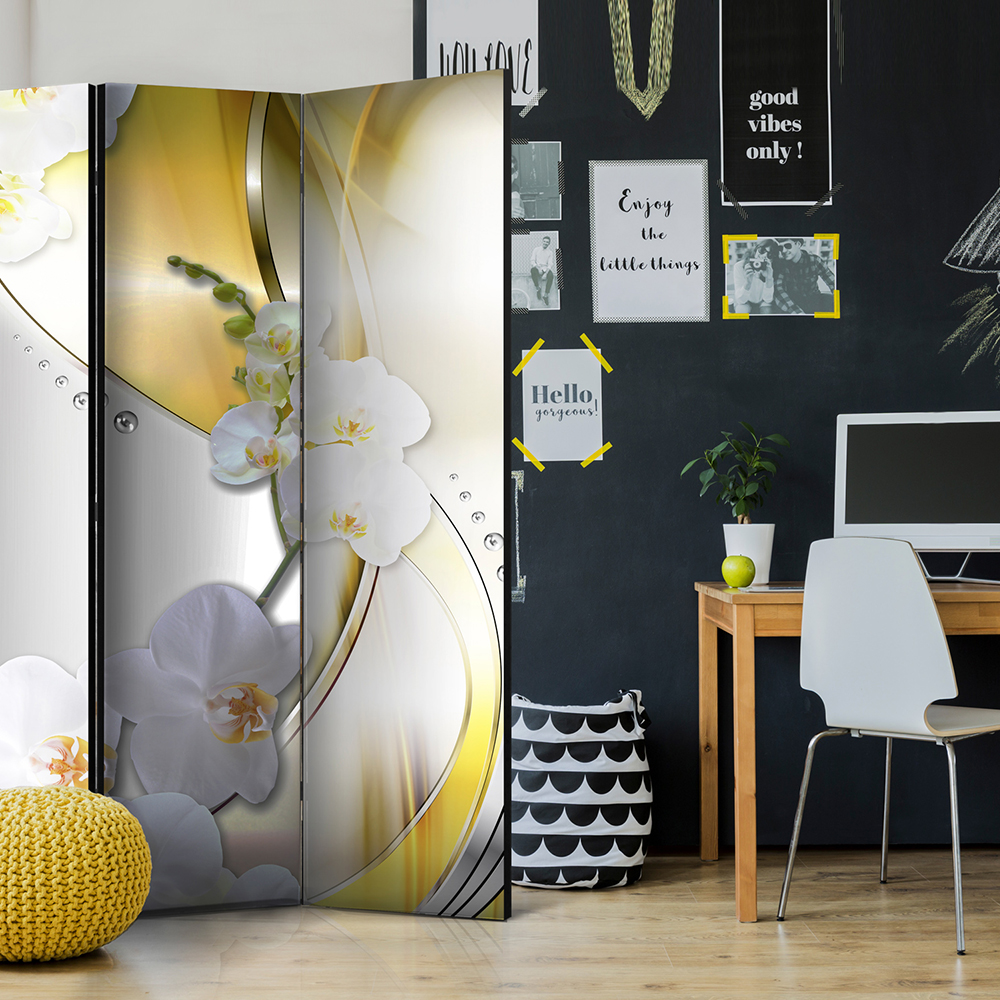Rumsavdelare Skärmvägg Arkiio Yellow Journey 135x172 cm