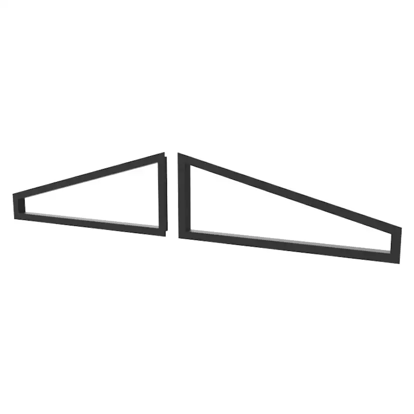 Gavelspetsfönster Landskap Par Robust Vår till Höst