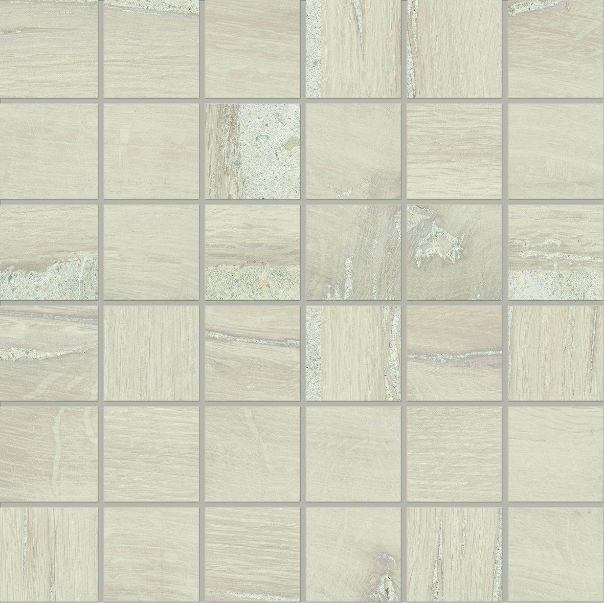 Mosaik Lhådös Trentino biancato mosaik 5x5 cm