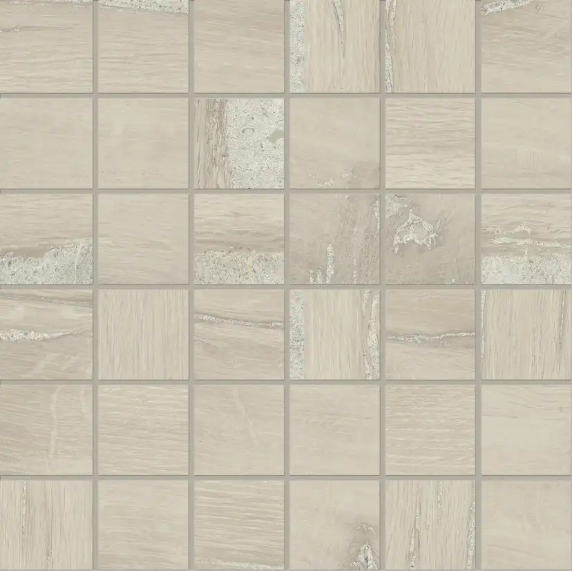 Mosaik Lhådös Trentino biancato mosaik 5x5 cm
