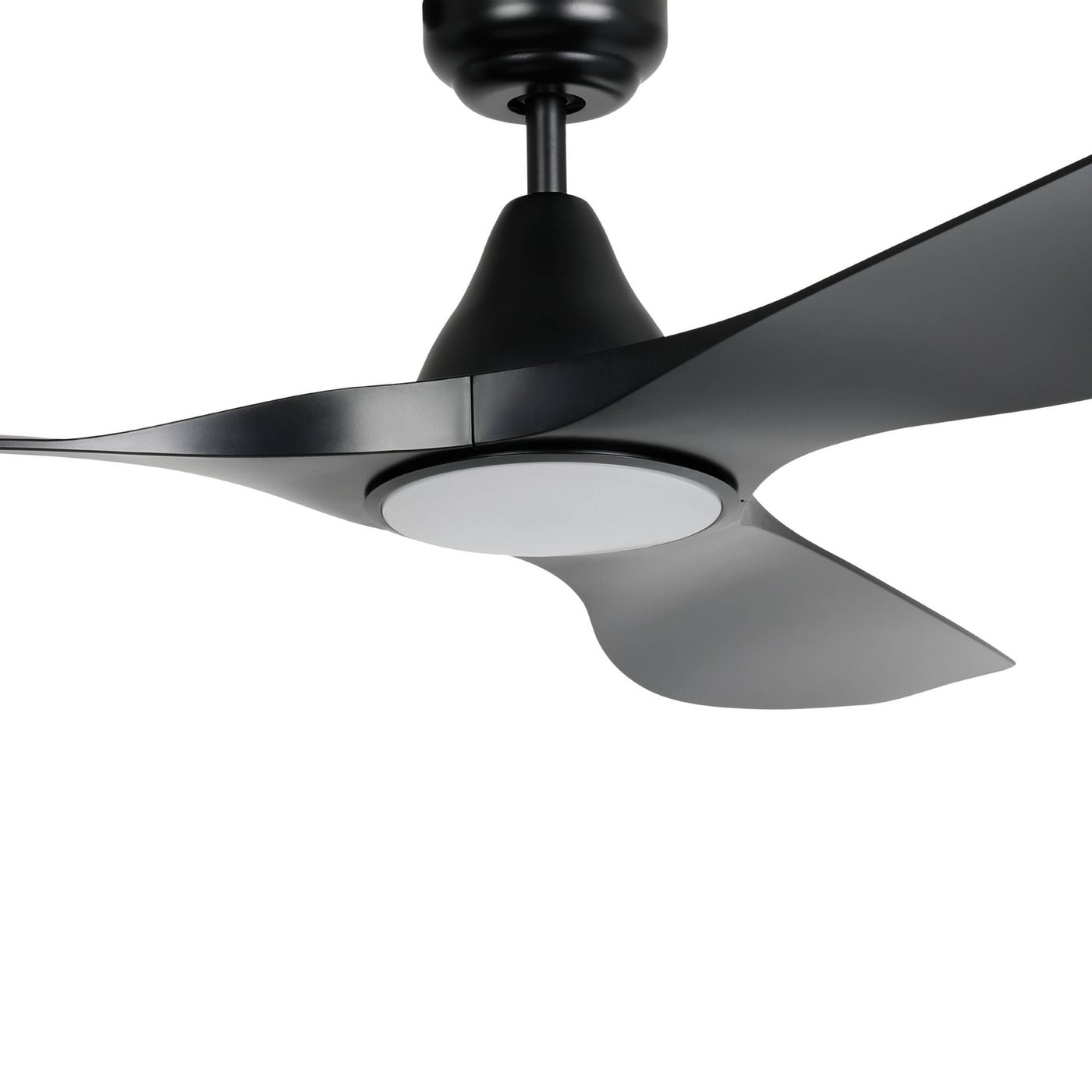 Takfläkt med Lampa Eglo Portsea Svart-Matt