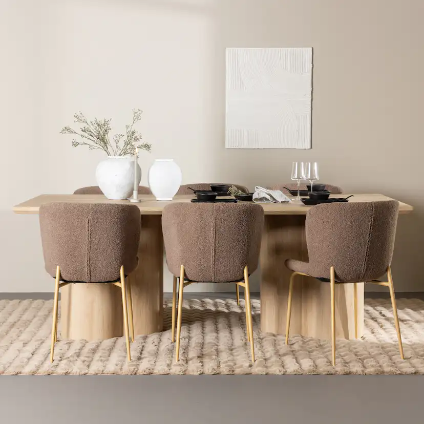 Matgrupp Venture Home Olivia 210 med 6 st Modesto Stolar