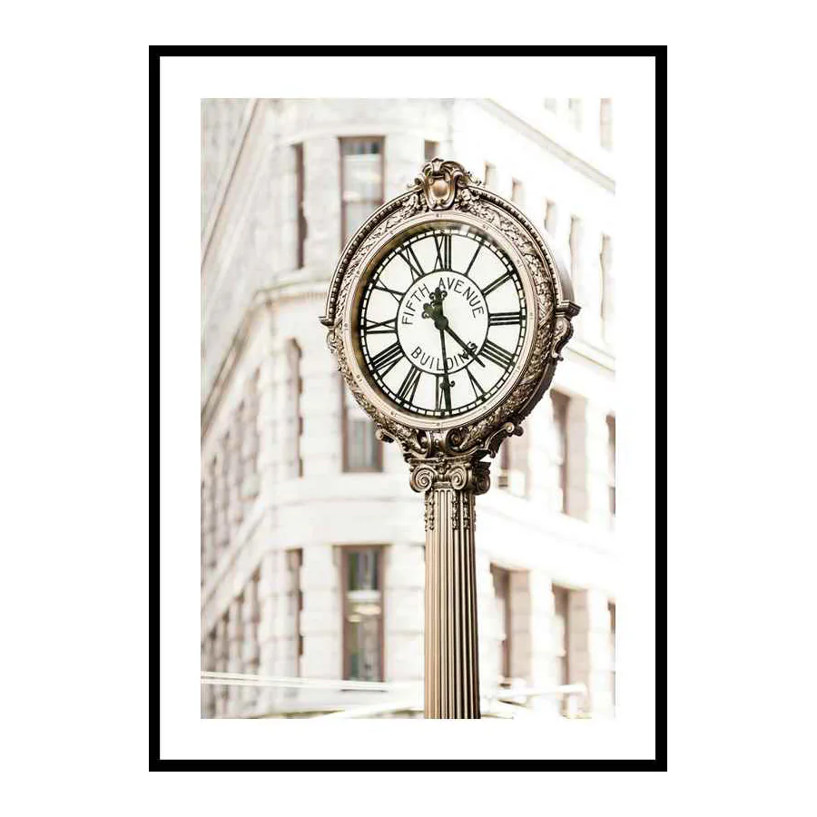 Poster Gallerix Fifth Avenue Building Clock