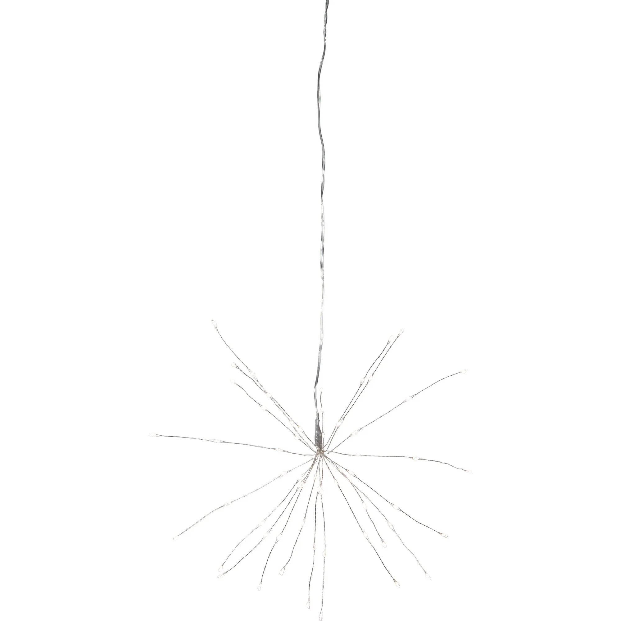 Hängande Dekoration Star Trading Firework 710 Silver