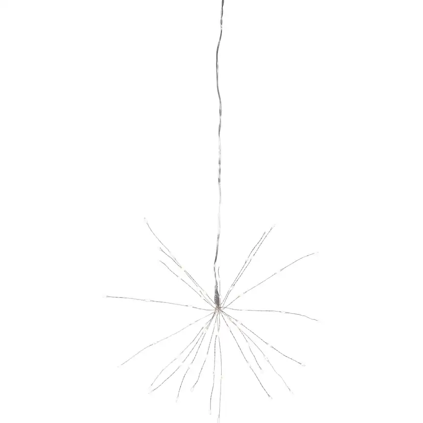 Hängande dekoration Firework Silver