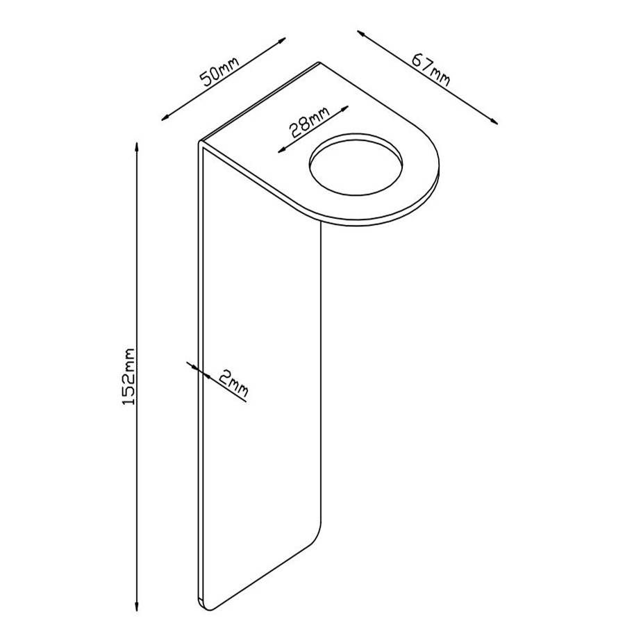 LAVABO Luna Sæbedispenserholder, Krom Krom