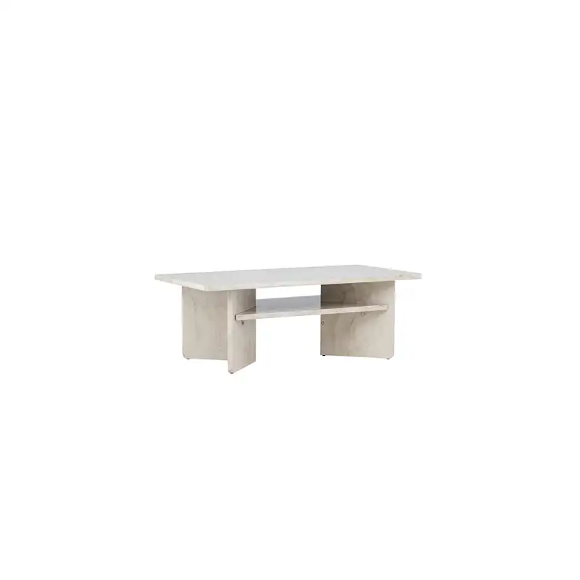 Soffbord Venture Home Ålesund Beige Rektangulärt Vardagsrumsbord